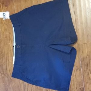 Women's navy shorts 5" inseam